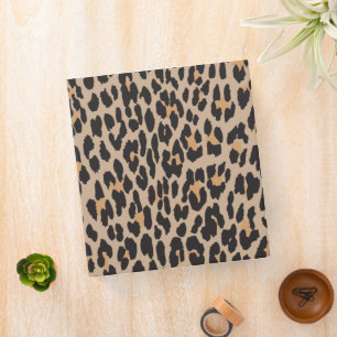 Leopard Print, Leopard Spots, Brown Leopard Binder
