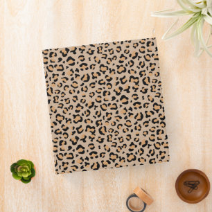 Leopard Print, Leopard Spots, Brown Leopard Binder