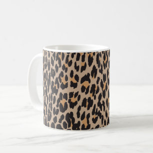 Leopard Print, Leopard Spots, Brown Leopard Coffee Mug