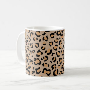 Leopard Print, Leopard Spots, Brown Leopard Coffee Mug