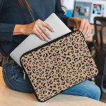 Leopard Print, Leopard Spots, Brown Leopard Laptop Sleeve<br><div class="desc">Elegant,  stylish and sophisticated leopard pattern in brown colour. Modern and trendy gift,  perfect for the animal print lover in your life.</div>