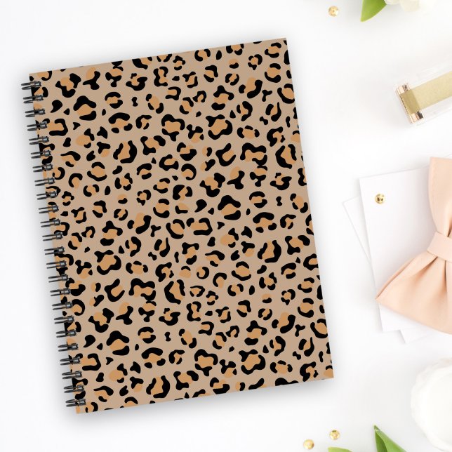 Leopard Print, Leopard Spots, Brown Leopard Notebook (Creator Uploaded)