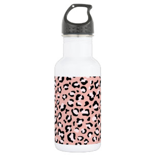 Leopard Print, Leopard Spots, Pink Leopard 532 Ml Water Bottle