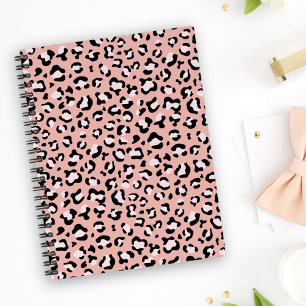 Leopard Print, Leopard Spots, Pink Leopard Notebook