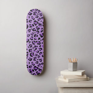 Leopard Print, Leopard Spots, Purple Leopard Skateboard