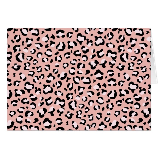 Léopard Print, Léopard Spots, Rose Léopard (Devant horizontal)