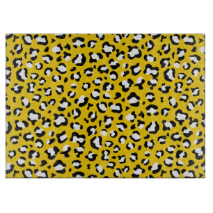 Leopard Print, Leopard Spots, Yellow Leopard Cutting Board