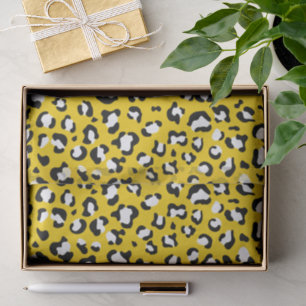 Leopard Print, Leopard Spots, Yellow Leopard Tissue Paper
