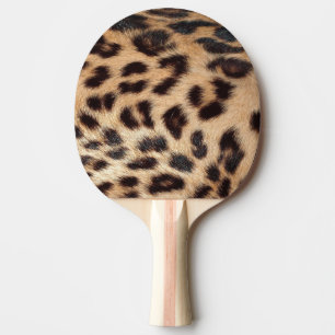 leopard print look texture ping pong paddle