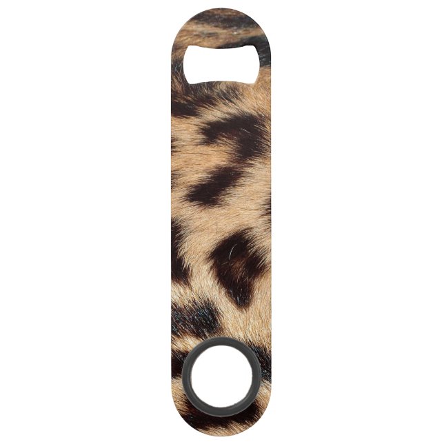 leopard print look texture trendy bar key (Back)