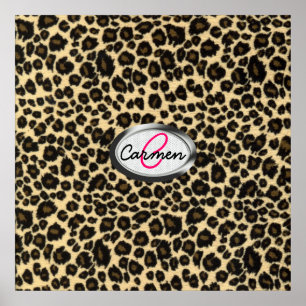 Leopard Print Monogram