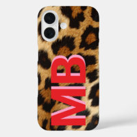 Leopard Print Monogram