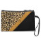 Leopard Print Monogram Cosmetic Bags & Wristlets