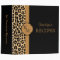 Leopard Print Monogram Recipe Binder