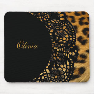 Leopard Print Mousepad