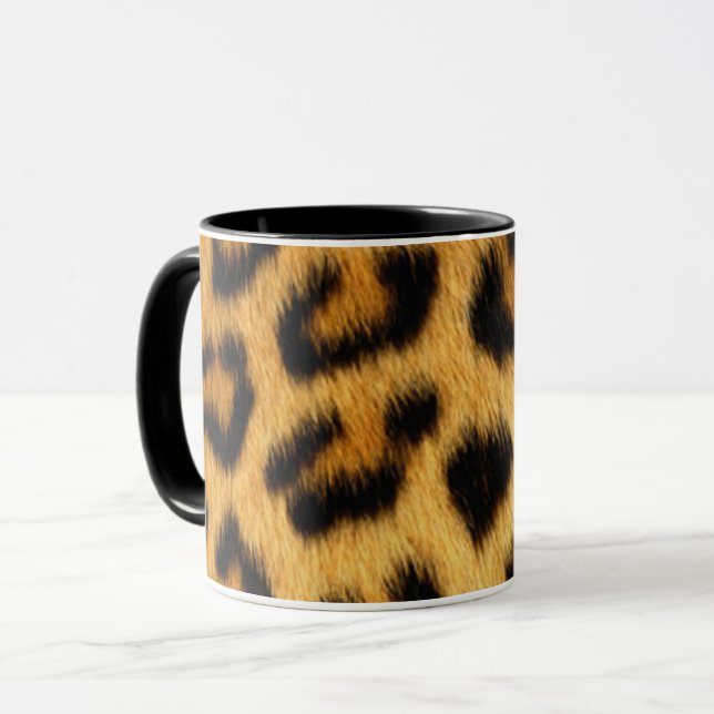 Leopard print mug (Front Left)