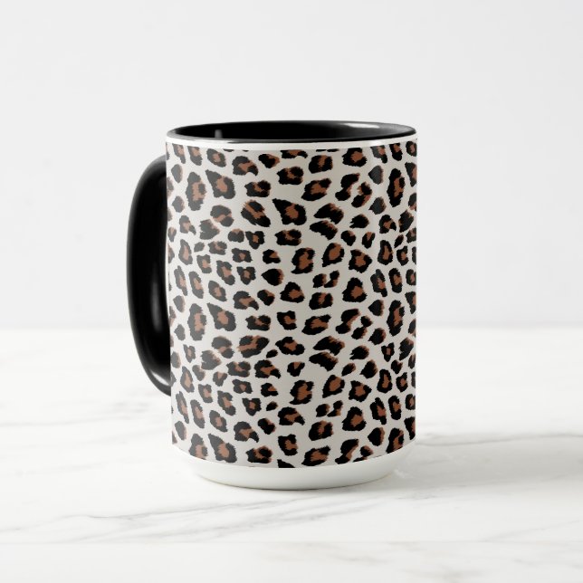 Leopard Print Mug (Front Left)