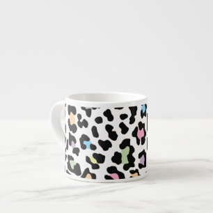 Leopard Print Multi Colours Espresso Cup