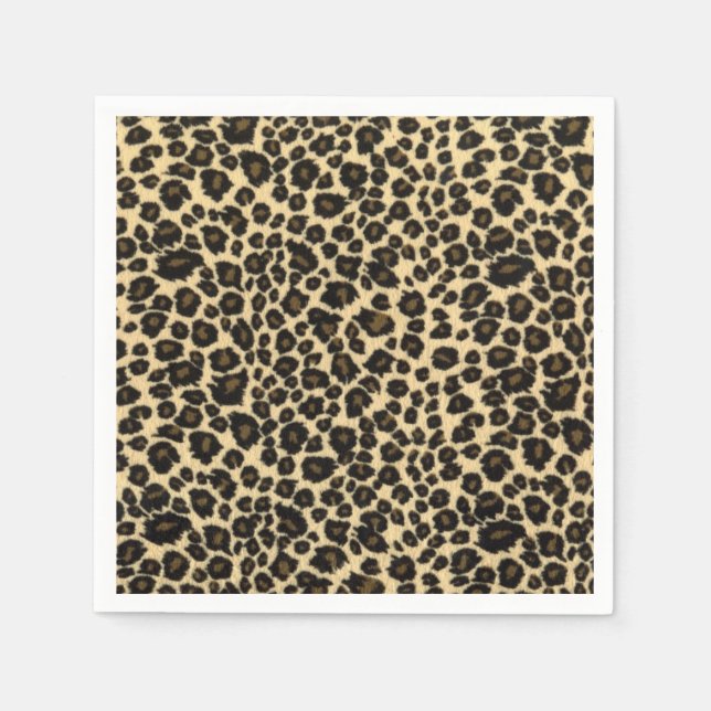 Leopard Print Napkin (Front)