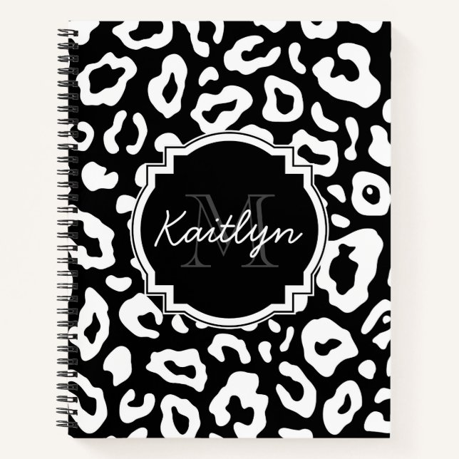 Leopard Print Notebook (Front)