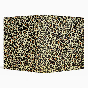 Leopard Print Notebook Binder