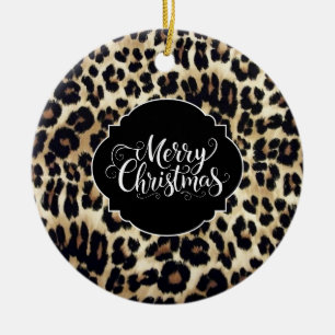 Leopard Print Ornament