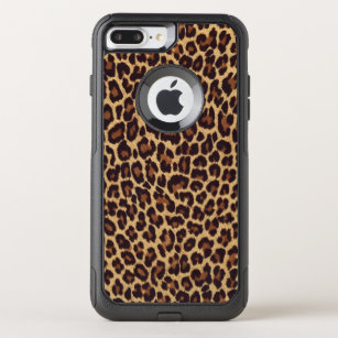 Leopard Print OtterBox Commuter iPhone 8 Plus/7 Plus Case