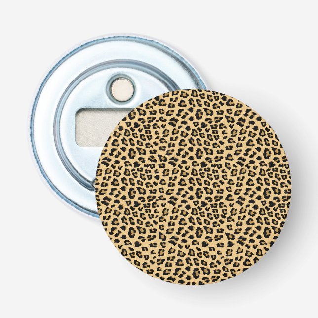 Leopard Print Pattern Bottle Opener (Front)
