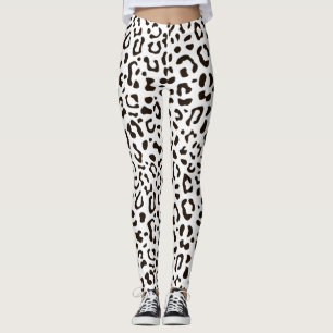 Leopard print pattern leggings