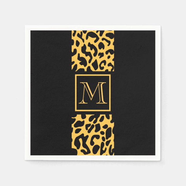 Leopard Print Pattern Napkin (Front)