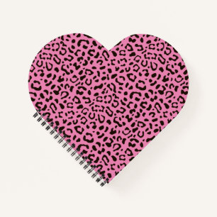 Leopard print pattern notebook