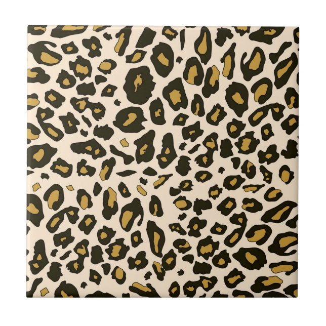Leopard print pattern tile (Front)