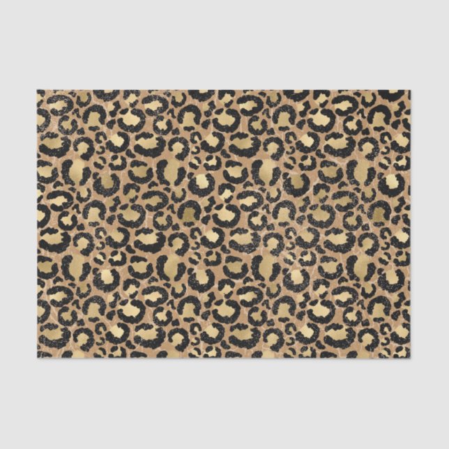 Leopard Print Pattern Tissue Paper (Front)