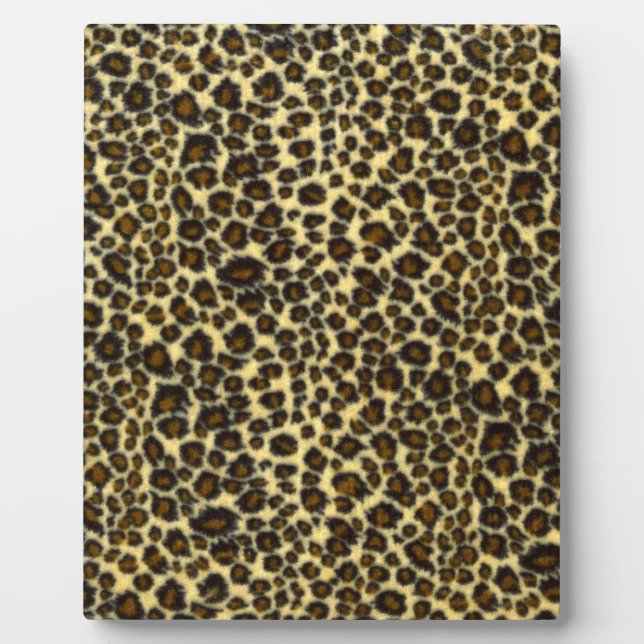 Leopard Print Photo Plaque (Front)