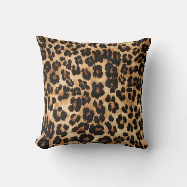 Leopard Print Pillow (Front)
