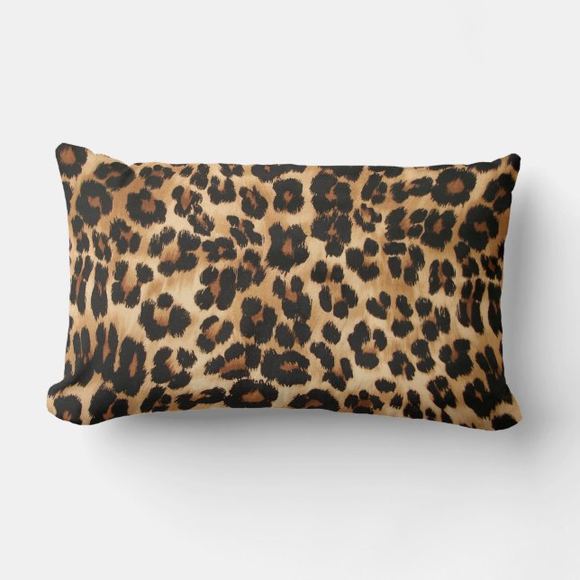 Leopard Print Pillow (Front)