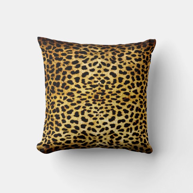 Leopard Print Pillow (Front)