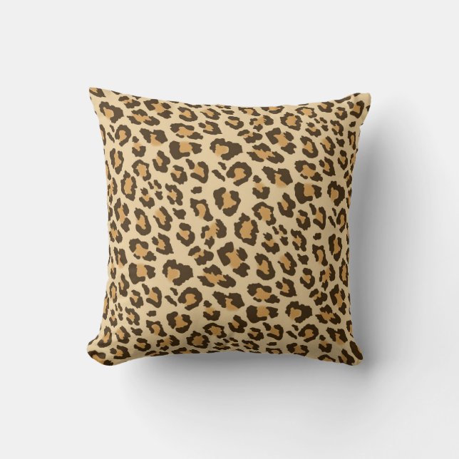Leopard Print Pillow (Front)