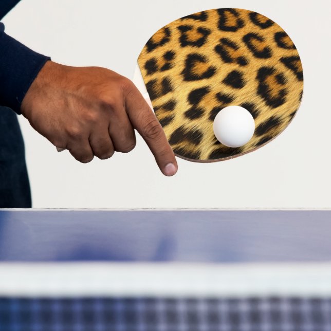 Leopard Print Ping Pong Paddle (Insitu)