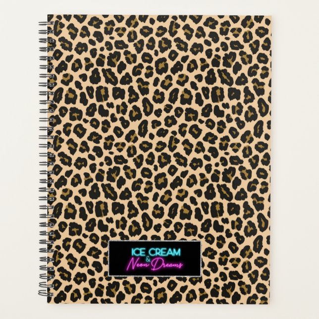 Leopard Print Planner (Front)