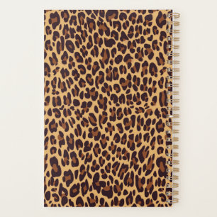 Leopard print planner