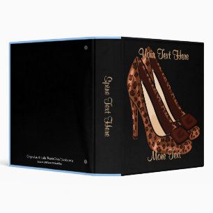 Leopard Print Pumps Binder