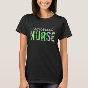 Leopard Print Registered Nurse St Patrick S Day Rn T-Shirt