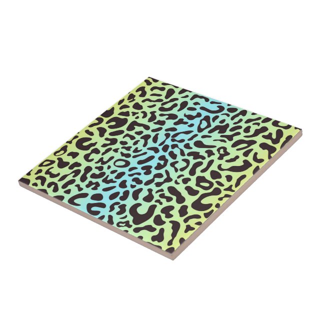 Leopard Print Repeating Pattern Tile (Side)