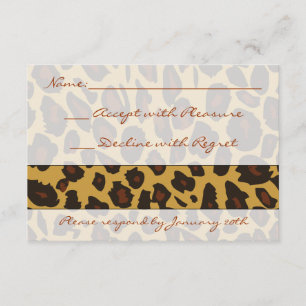 Leopard Print RSVP