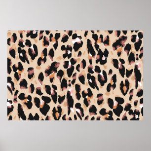 Leopard print seamless pattern
