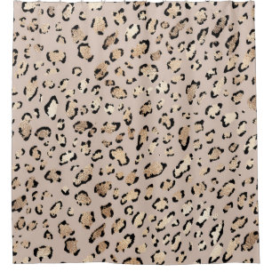 Leopard Print, Shining Gold Spots.