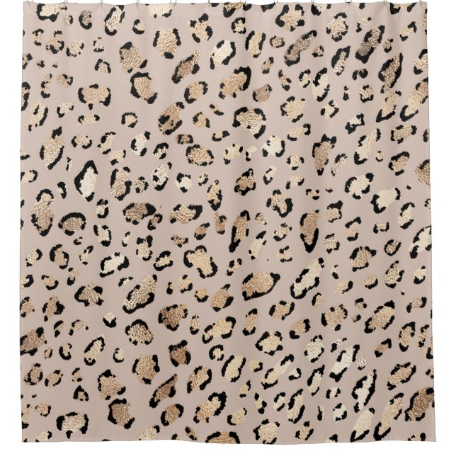 Leopard Print, Shining Gold Spots. (Front)