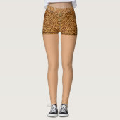 Leopard Print Shorts Costume Leggings (Front)