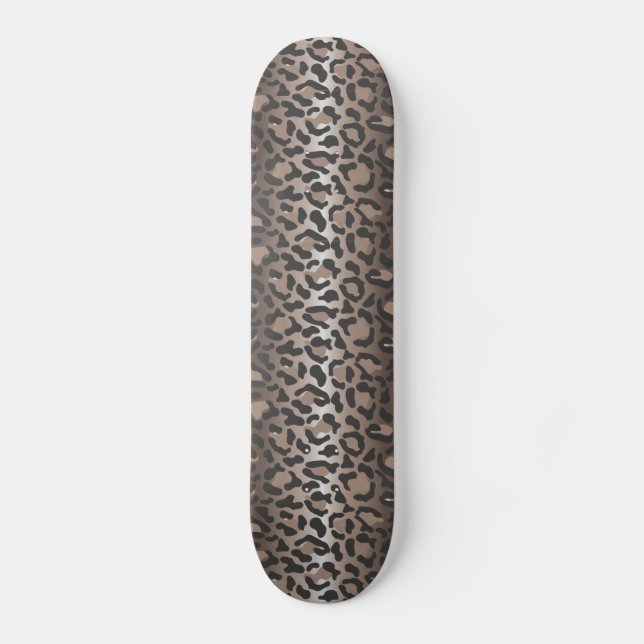 Leopard print skateboard (Front)